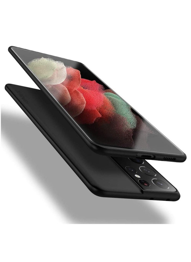 Raxoom Samsung Galaxy S21 Ultra Case Slim Fit Soft TPU Super Ultra-Thin [Guardian Series] S21 Ultra Phone Back Cover Light Protective Matte Finish Coating Case Compatible Samsung S21 Ultra - Image 1