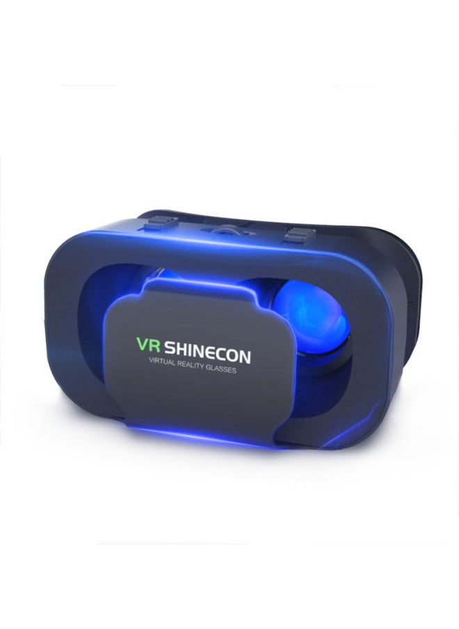 Generic Shinecon VR Glasses Virtual Reality Headset With Earphones Mobile Phone Version 3D Gaming Smart Glasses For Adults And Students-Color:G05pro English X3 Gamepad  - Image 2