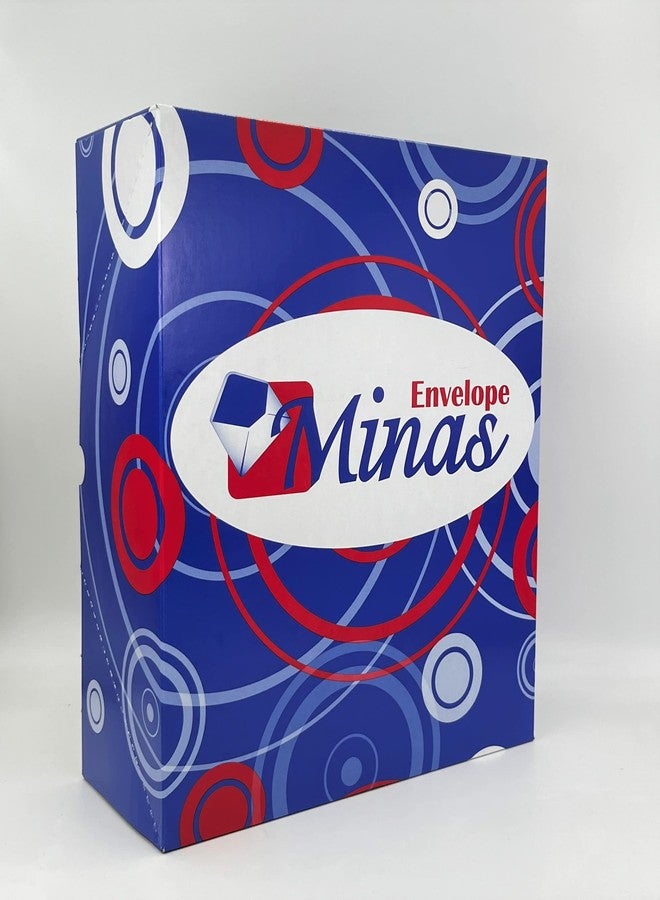 Minas Envelope 500 Minas Envelope #10 Policy (Open End) Envelope, 4 1/8 x 9 1/2, Premium 24lb. White, Gum Flap, 500/Box - Image 3