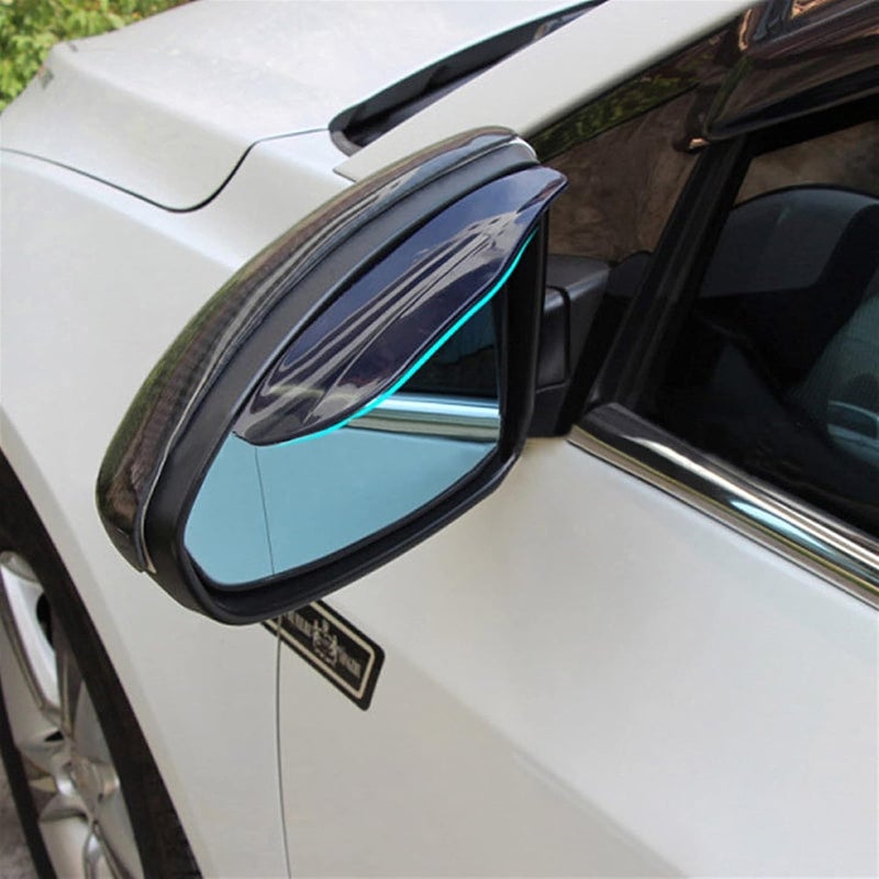 DEMULAX Car Rear View Side Rain Shield - 2 Pcs - Image 4