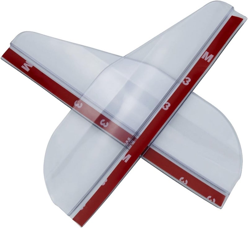 DEMULAX Car Rear View Side Rain Shield - 2 Pcs - Image 1
