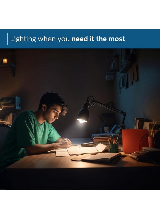 PHILIPS 9W B22 LED Emergency Bulb | 2x Fast Charging LED Bulb for Power Cuts & Longest Backup upto 5 hrs | Color: Crystal White | Pack of 1 | Gold Perform Series - Image 5