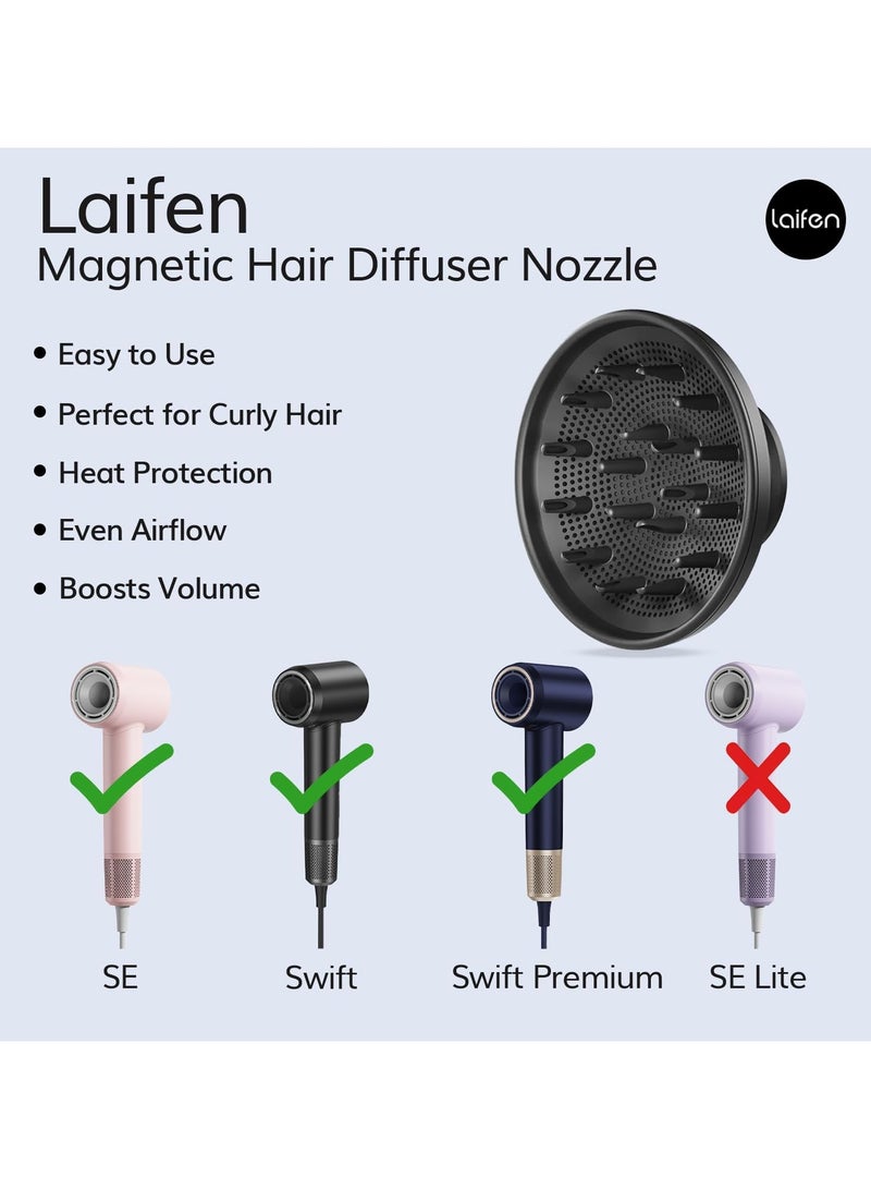 لايفن فوهة موزع تجفيف الشعر - تُحدد تجعيدات الشعر، وتُضيف كثافةً للشعر، وتُقلل من التجعد - مُناسبة لمجففات الشعر لايفن سويفت و لا لايفن اس اي - Image 5