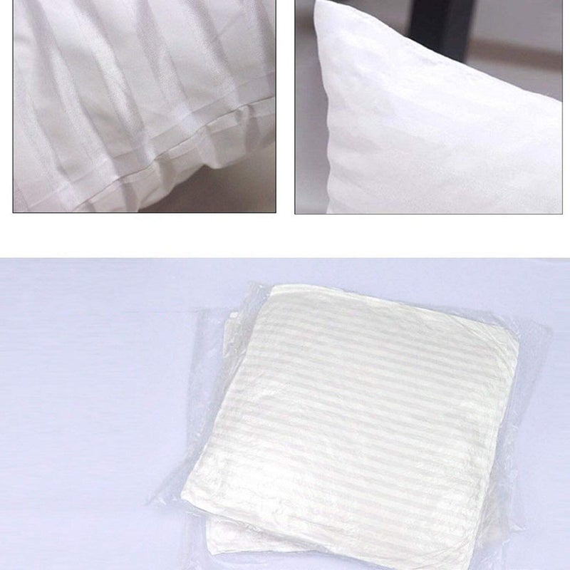 JDX Luxurious Quilted Microfibre Bed Pillow,(20X20-inches)- Set of 2 - Image 5