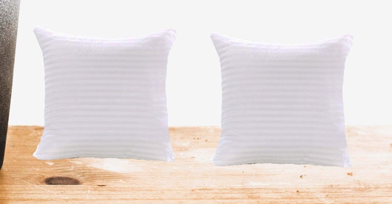JDX Luxurious Quilted Microfibre Bed Pillow,(20X20-inches)- Set of 2 - Image 1