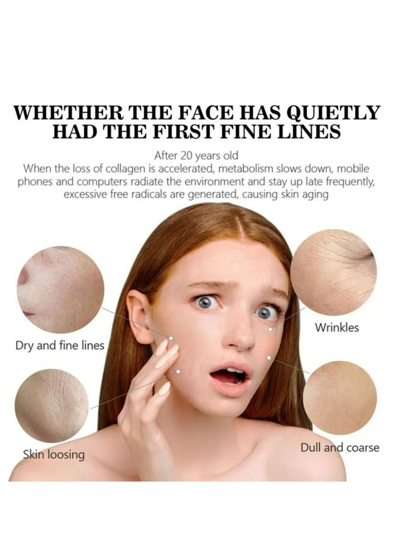 Aichun beauty Organic Rice Facial Skin Care Set Hydrate Rejuvenating Essence Soap Toner Face Serum Eye Cream Gift Box 100g+100ml+40ml+50ml+25ml 5PCS - Image 3