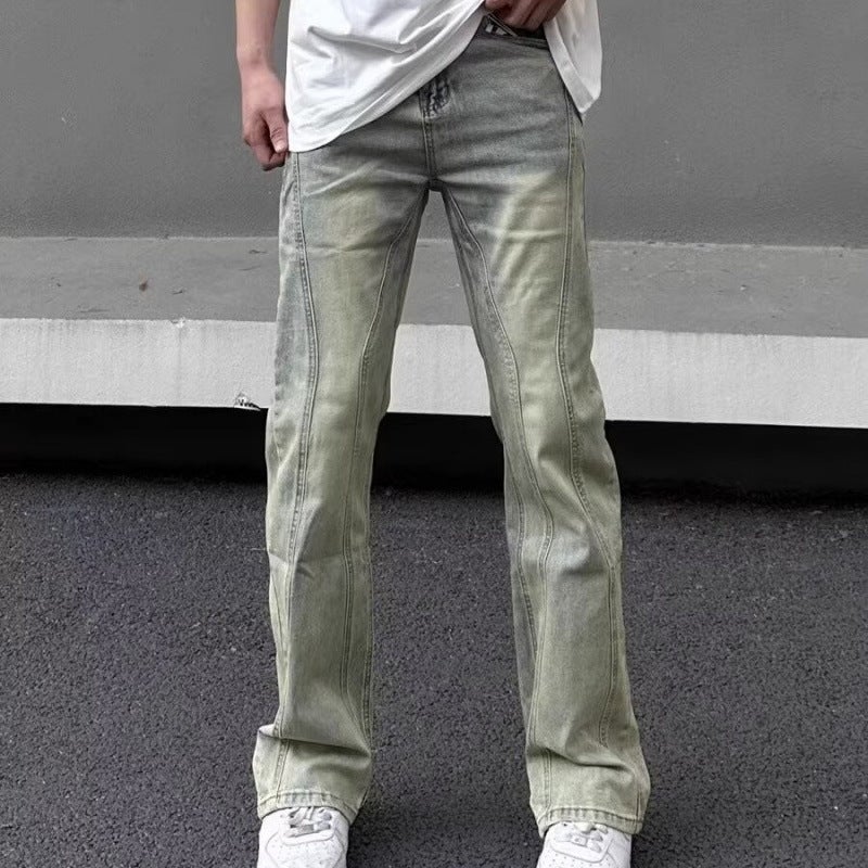 Unisex Classic Denim Jeans Loose Fit Daily Outdoor Wear - Image 3