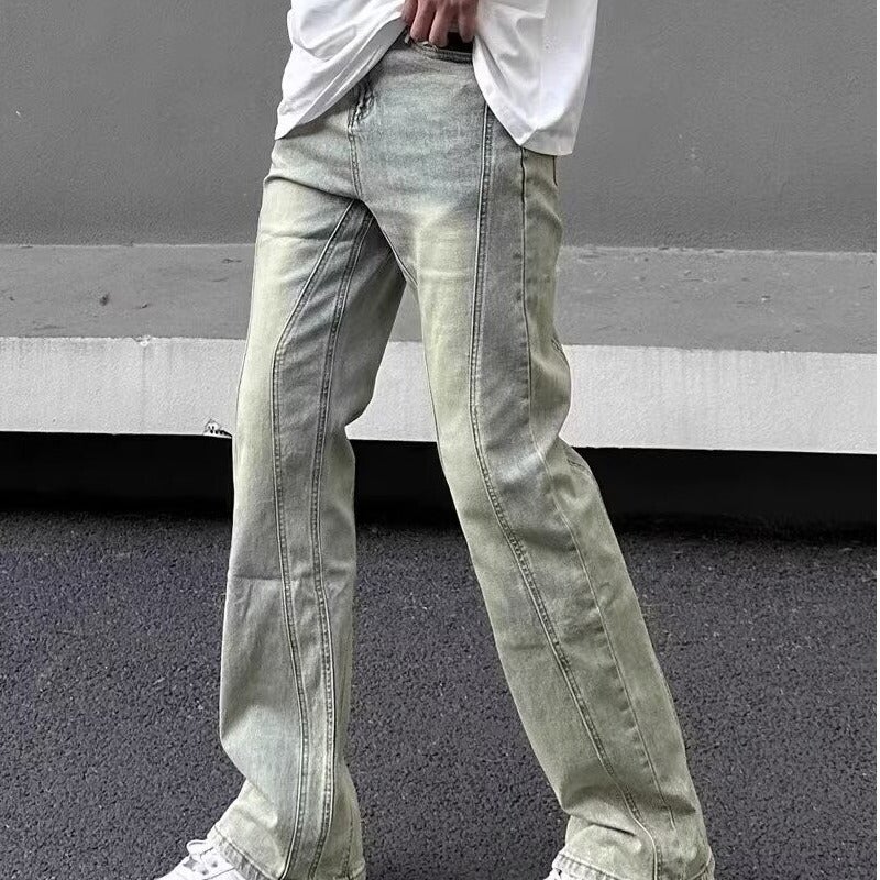 Unisex Classic Denim Jeans Loose Fit Daily Outdoor Wear - Image 2