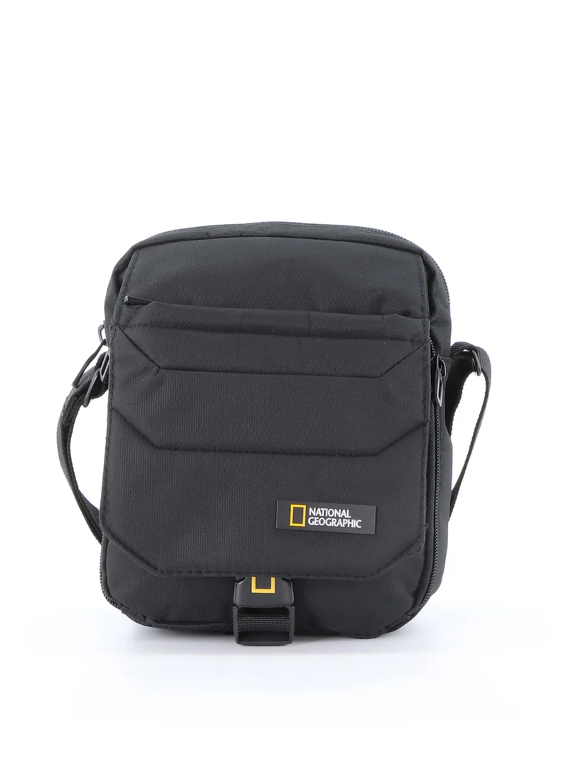 ناشيونال چيوغرافيك National Geographic Pro Utility Bag with Front Expander Black - Expandable Crossbody Bag for Men and Women, Shoulder Bag, Portable Organizer, Sustainable Material and Eco Friendly