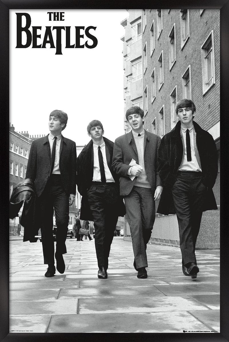 Trends International The Beatles  In London Wall Poster 22375 x 34 Black Framed Version