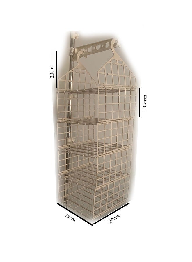 Yameem 5 Layer Foldable Wardrobe Hanging Storage Organizer  - Image 2