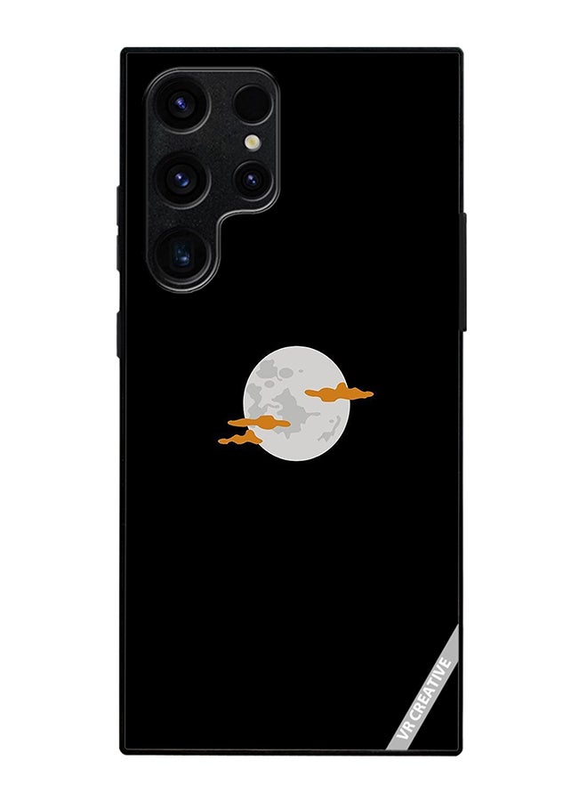 Protective Case Cover For Samsung Galaxy S25 Ultra Moon Design Multicolour