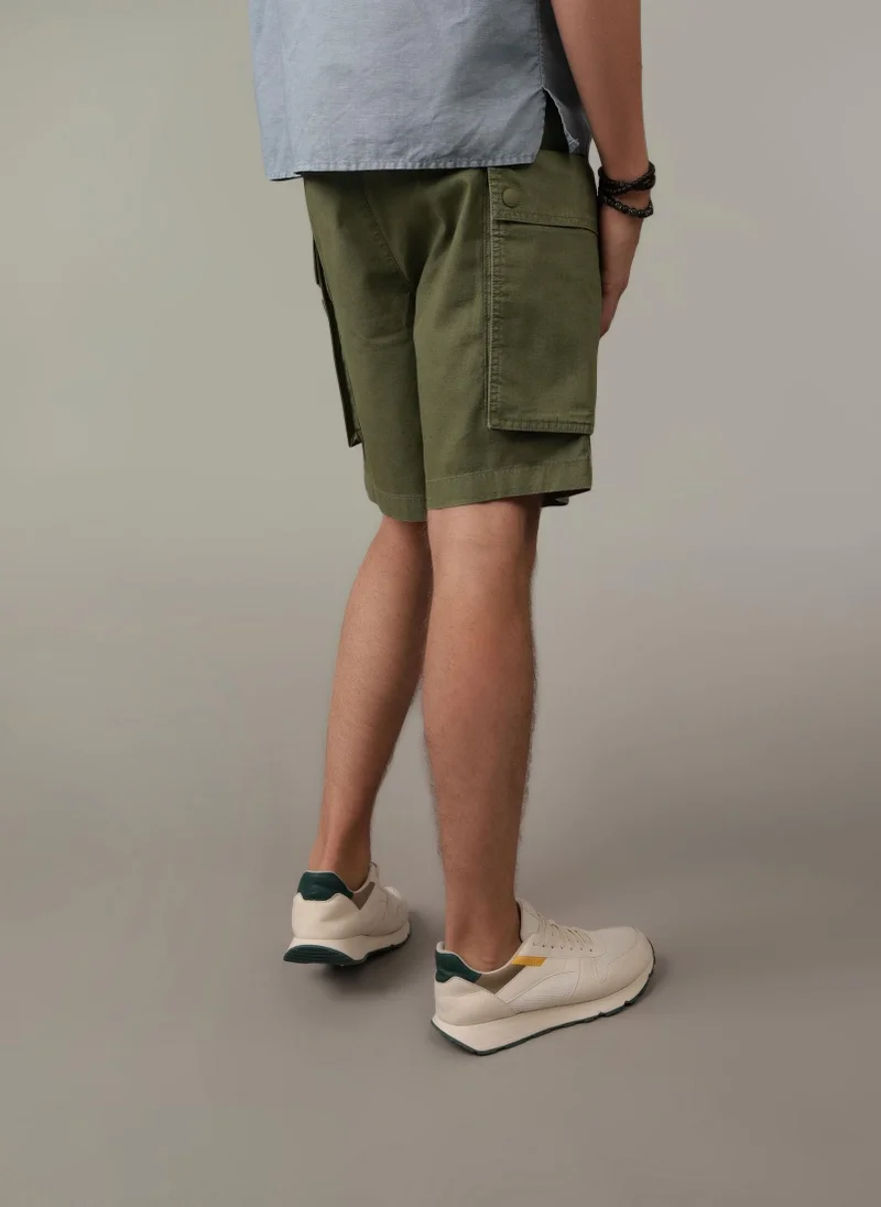 امريكان ايجل Linen Blend Cargo Shorts