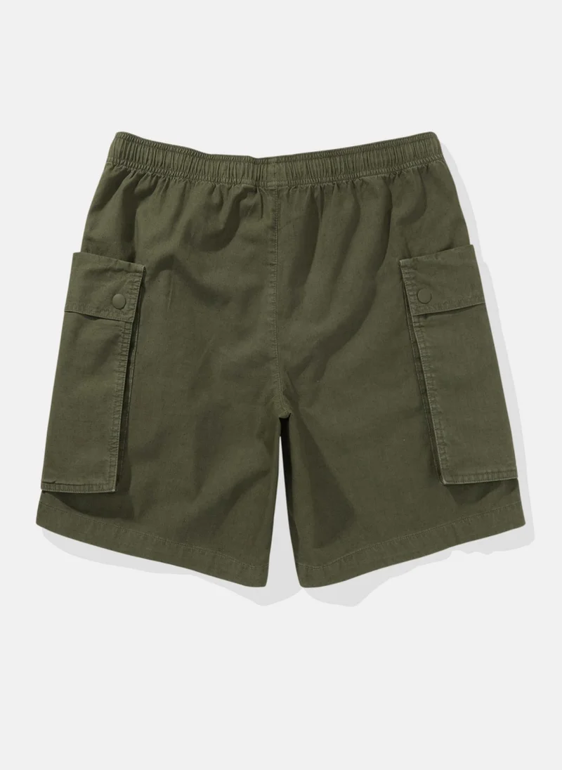 امريكان ايجل Linen Blend Cargo Shorts