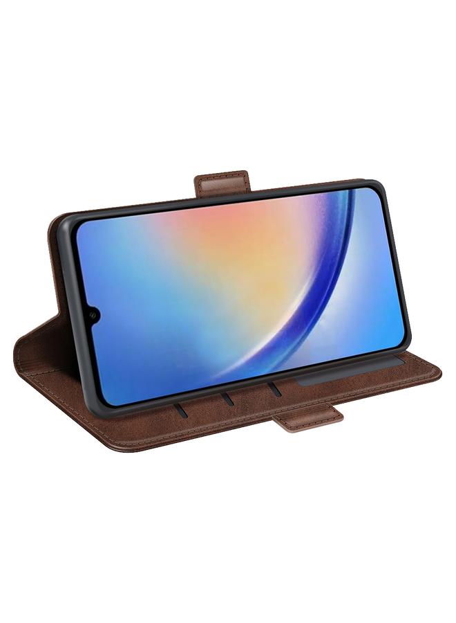 S-TOP Case For Samsung Galaxy A34 Dual-side Magnetic Buckle Horizontal Flip Leather Phone Case - Image 5