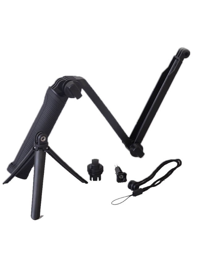 Kyotsu Three-fold Selfie Stick For Gopro 13/12/11/10/9, Dji Action 5/4/3 Action Cameras, Universal Three-axis Adjustable Arm Bracket, Portable Tripod Accessory - Image 2