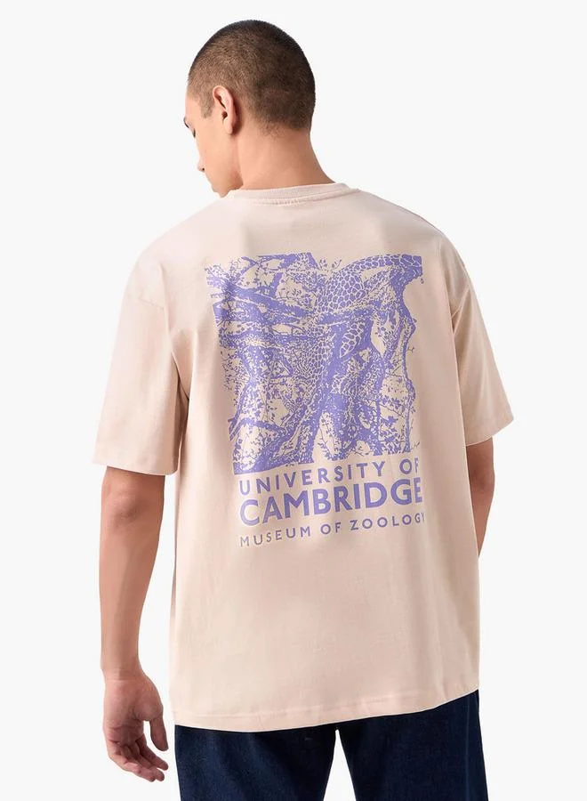 Splash FAV Museum Print T-shirt with Crew Neck