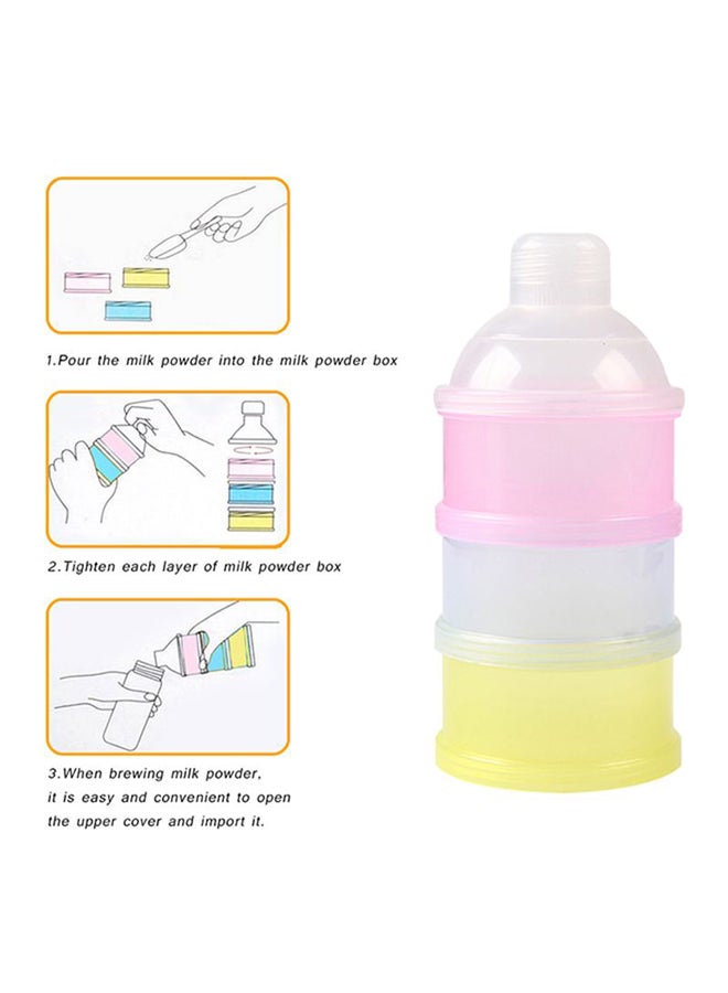 3-Layer Portable Leak Proof Baby Milk Powder Container With Bottle Neck Design - Image 5