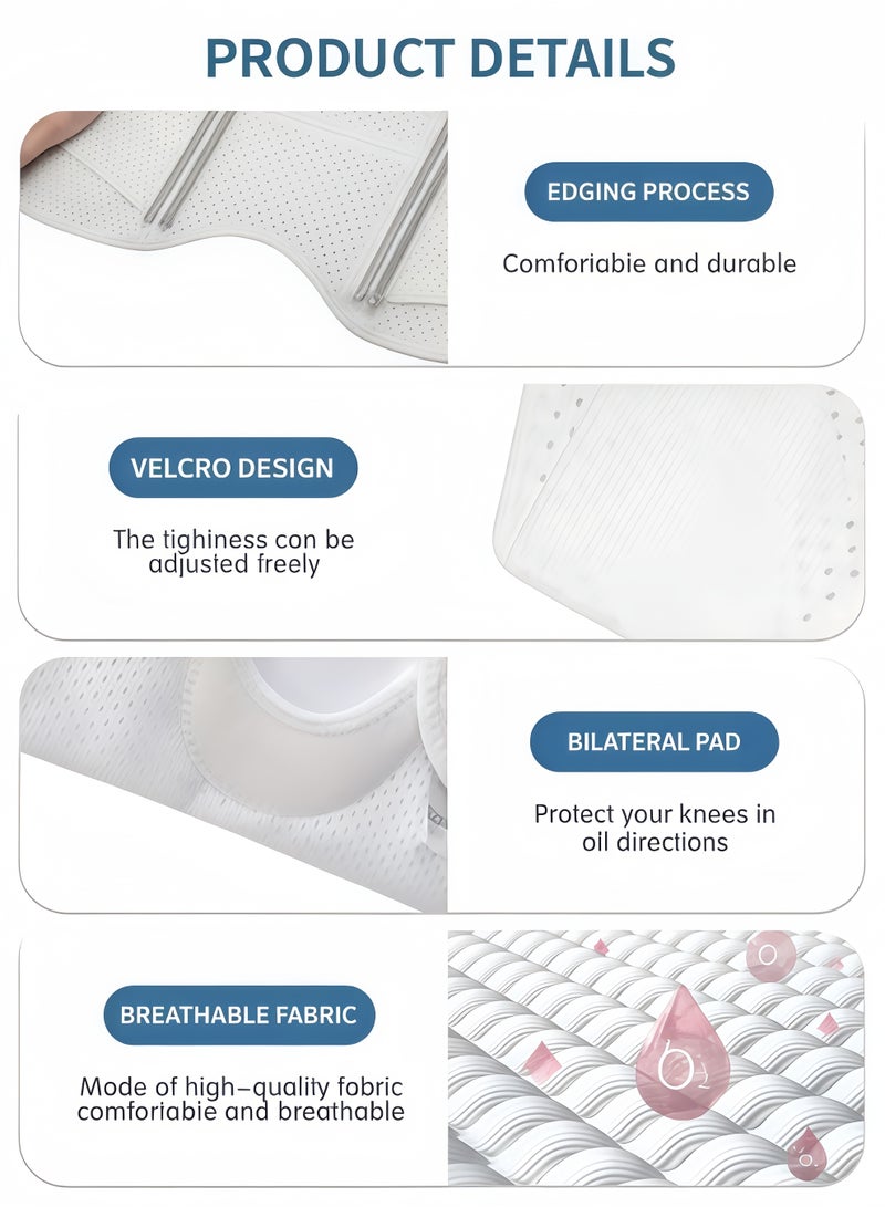 دعامة الركبة مع مثبت جانبي، واقي الركبة لآلام الركبة الممزقة في الغضروف المفصلي ACL MCL، التعافي من إصابات التهاب المفاصل، معدات الحماية الرياضية - Image 5