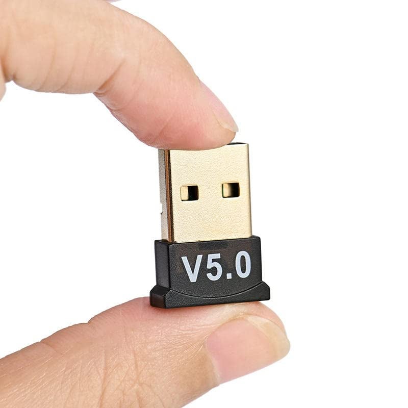 AUSHA® USB Bluetooth 5.0 Adapter Transmitter Bluetooth Receiver Audio Bluetooth Dongle Wireless USB Adapter for Computer PC Laptop - Image 1