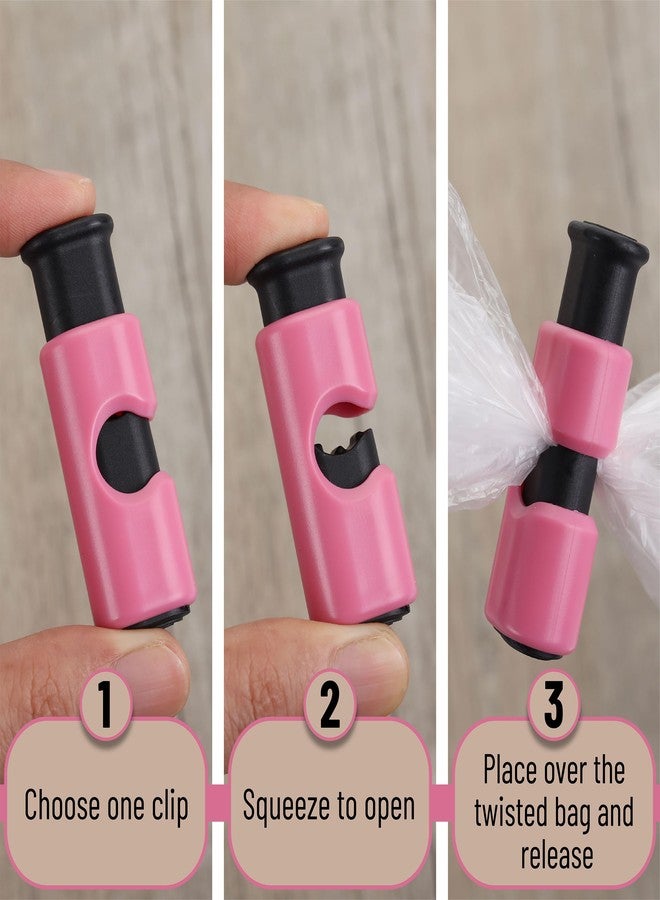 Mr. Pen- Squeeze and Lock Bread Bag Clips, 8 Pack, Squeeze and Lock Bread Clips, Bag Clips for Food Storage, Clips for Food Packages, Snack Clips, Food Clips for Bags, Plastic Bag Clip - Image 4