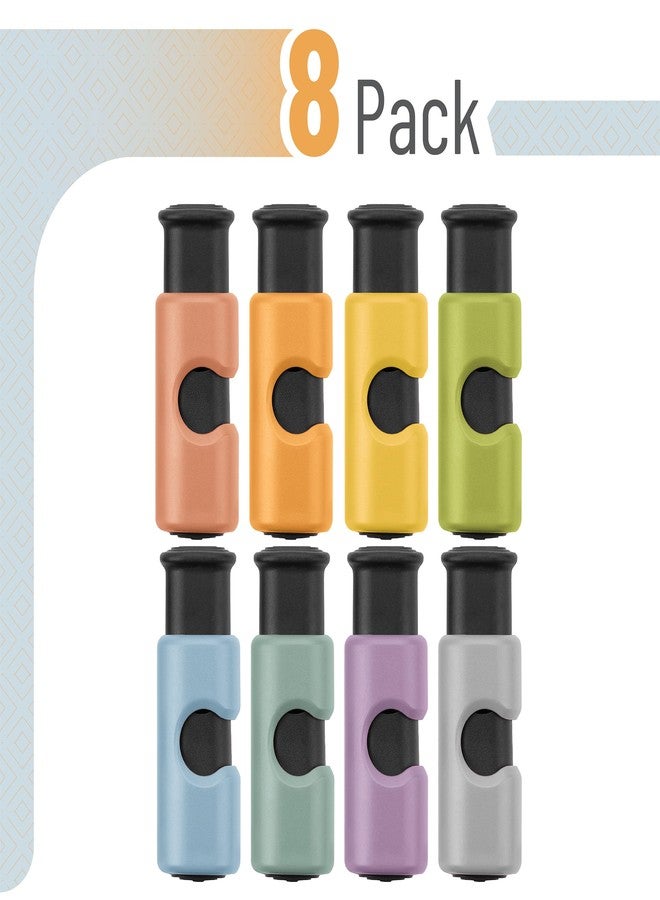 Mr. Pen- Squeeze and Lock Bread Bag Clips, 8 Pack, Squeeze and Lock Bread Clips, Bag Clips for Food Storage, Clips for Food Packages, Snack Clips, Food Clips for Bags, Plastic Bag Clip - Image 2