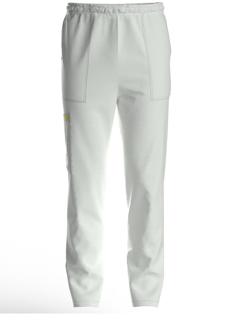 Doctor - Scrub Comfortable white Lycra fabric with many pockets is meticulously crafted to retain its color without fading with repeated washing - Image 1