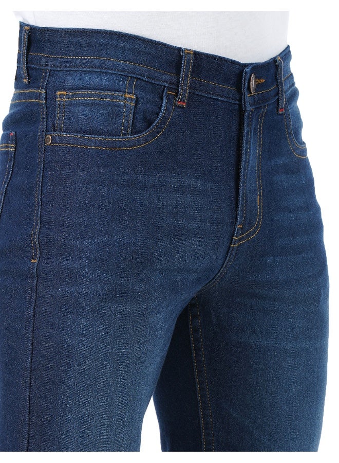 inkd Men's Lightweight Regular Fit Jeans (Aegean, 28) - Image 2