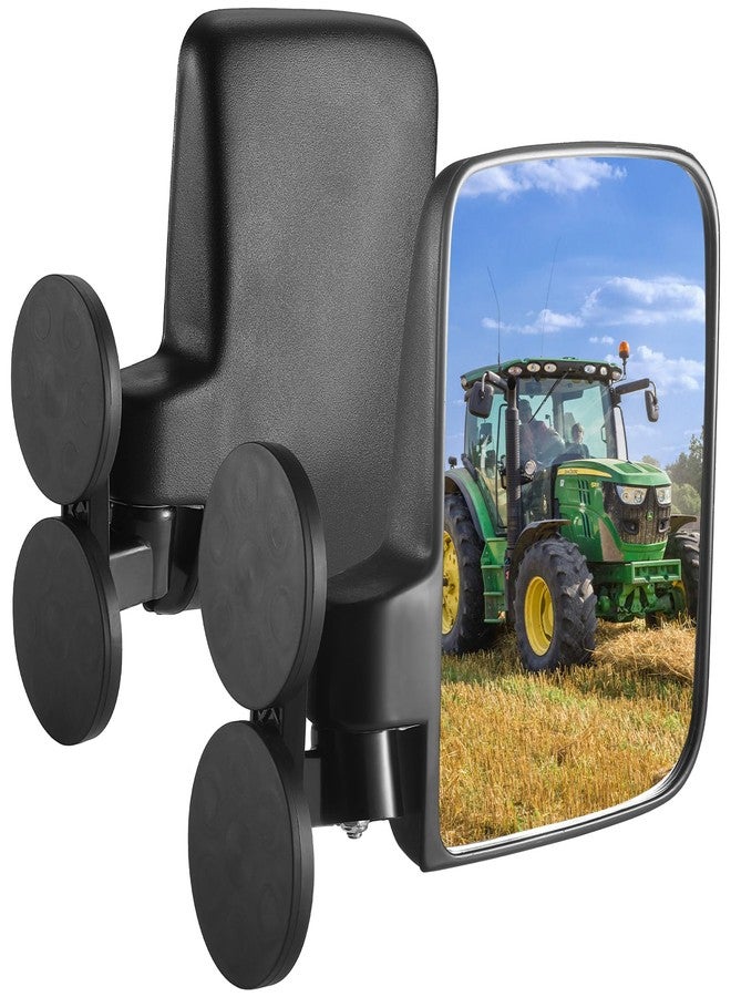 OFIG Universal Magnetic Tractor Mirrors, Side Mirrors for Tractors, Golf Carts, Forklifts, Lawn Movers, Small Dozers, Compatible with John Deere, Kubota B BX Mahindra Tractor Accessories - Image 1