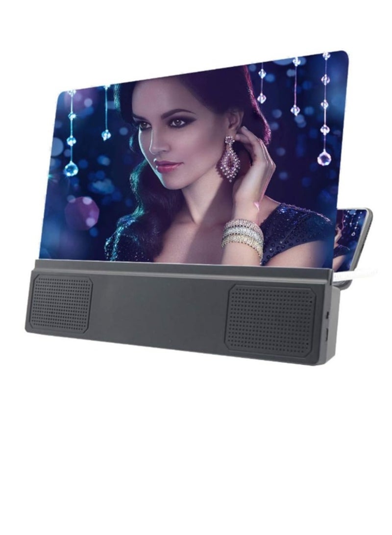 OASIS-TH Mobile Phone Screen Amplifier L5 HD Large Screen Speaker Amplifier Desktop Universal Mount  - Image 1