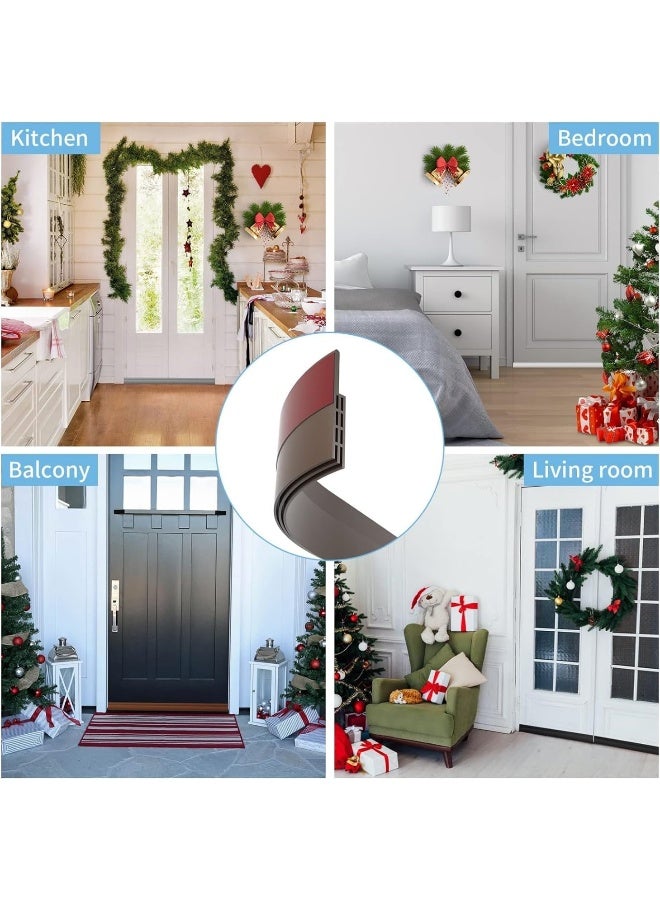 SKY-TOUCH Door Seal Strip Door Draft Stopper, Self Adhesive Soundproof Door Sweep Weather Stripping, Doors Draft Excluder for Blocking Bugs, Air, Dust (1 Meter*1pcs) - Image 5