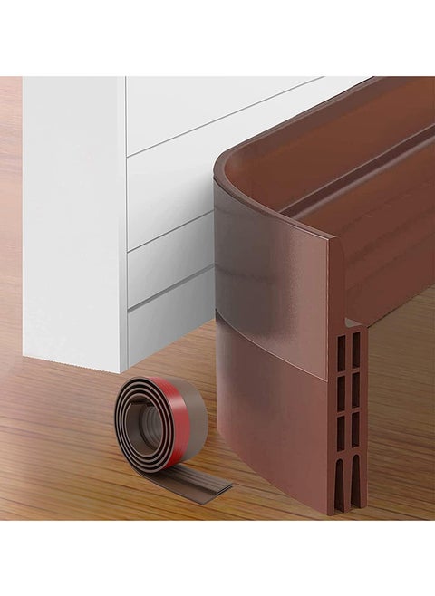 SKY-TOUCH Door Seal Strip Door Draft Stopper, Self Adhesive Soundproof Door Sweep Weather Stripping, Doors Draft Excluder for Blocking Bugs, Air, Dust