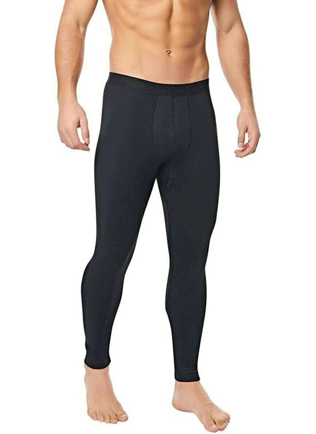 توتكو Passion Men's Winter Thermal Warm Underwear Tights Black Size L