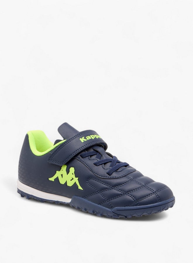 Kappa Boys' Quilted Football Shoes with Hook and Loop Closure  - Image 2