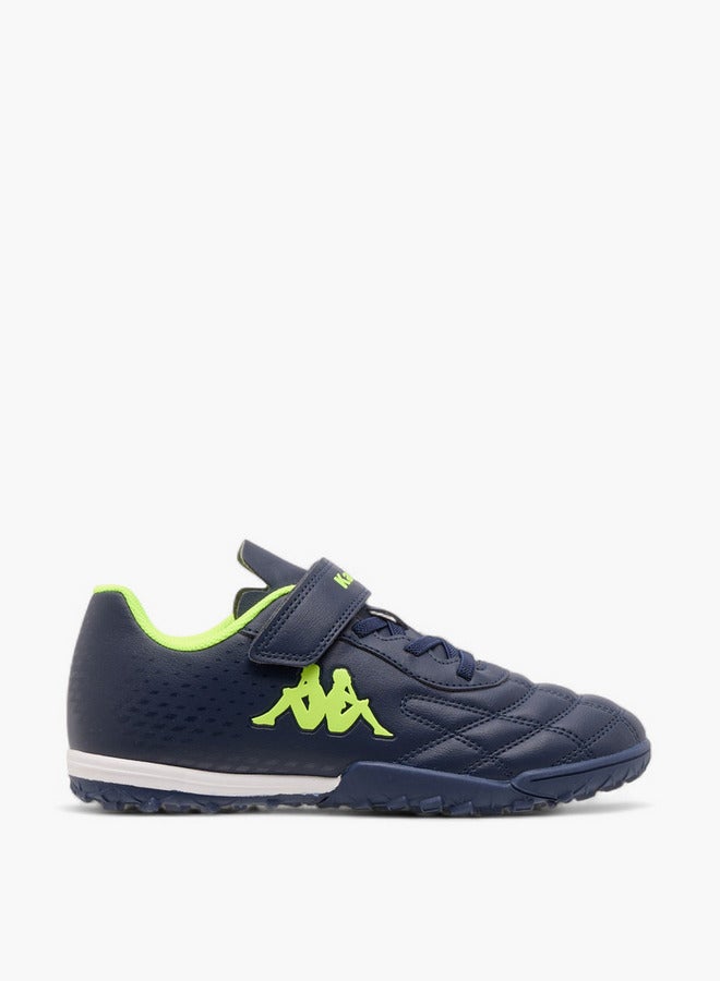 Kappa Boys' Quilted Football Shoes with Hook and Loop Closure  - Image 3