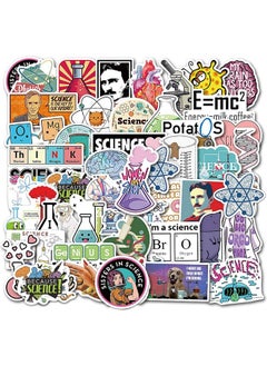 أي دريم ملصقات مختبر مدرسة iDream Science للطلاب (مجموعة من 50) - ملصقات ممتعة وتعليمية وقابلة للتخصيص للوازم المدرسية والمشاريع العلمية ومعدات المختبر - مثالية للطلاب والمعلمين  - Image 1