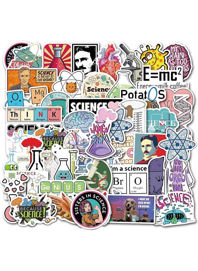 iDream Science Student School Lab Stickers (Set of 50) - Fun, Educational, and Customizable Labels for School Supplies, Science Projects, and Lab Equipment - Ideal for Students and Teachers - Image 1