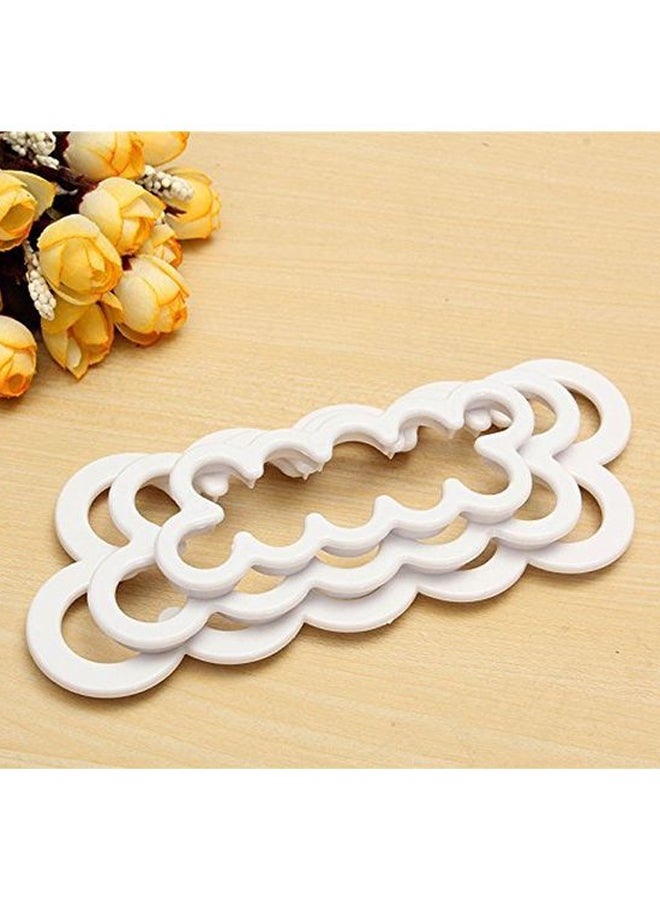 بينديا طقم قطاعات كوكيز على شكل وردة مكون من 3 قطع وردي - Image 2