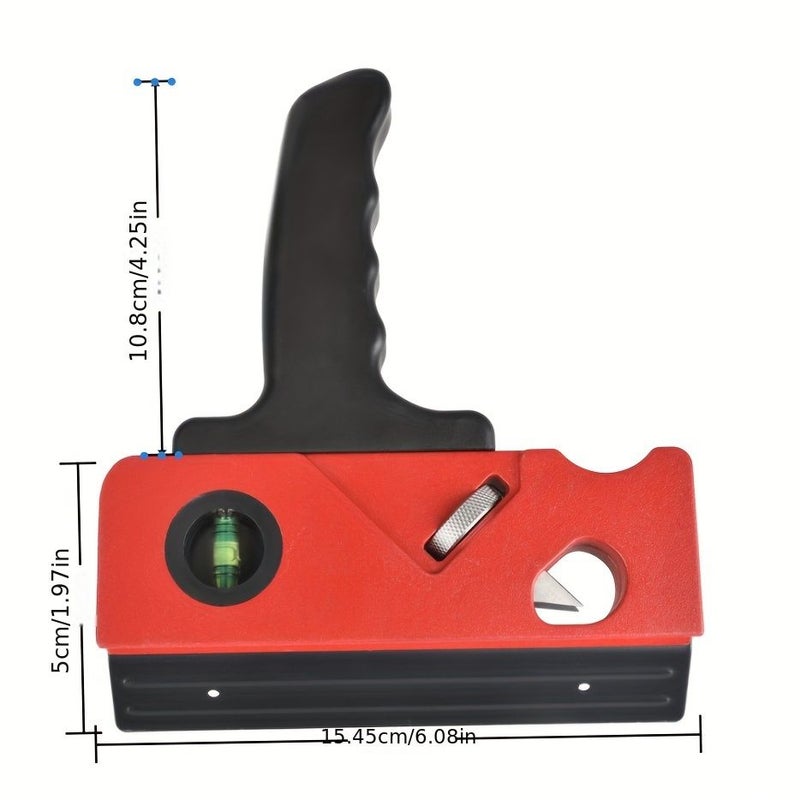 1pc Red 45 Degree Chamfer Plane For Wood Hand Woodworking Planer For Edge Trimming Flattening And Corner Shaping - Image 3