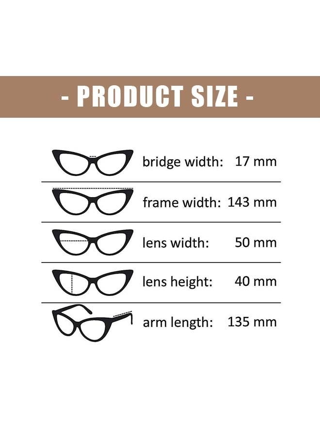 نظارات شمسية للنساء، UV400 ذات حافة كاملة من الفهد طباعة إطار بلاستيكي نظارات واقية من الشمس (بنية) - Image 2