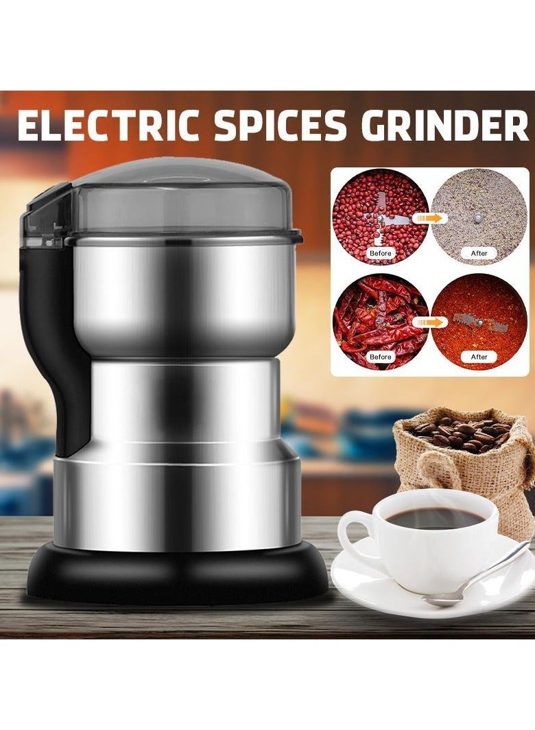 400W Electric Grinder Mill for Grains, Spices, Coffee Beans, and Dry Food - High-Powered Flour Powder Crusher for Home and Medicine Use - 220V  - Image 1
