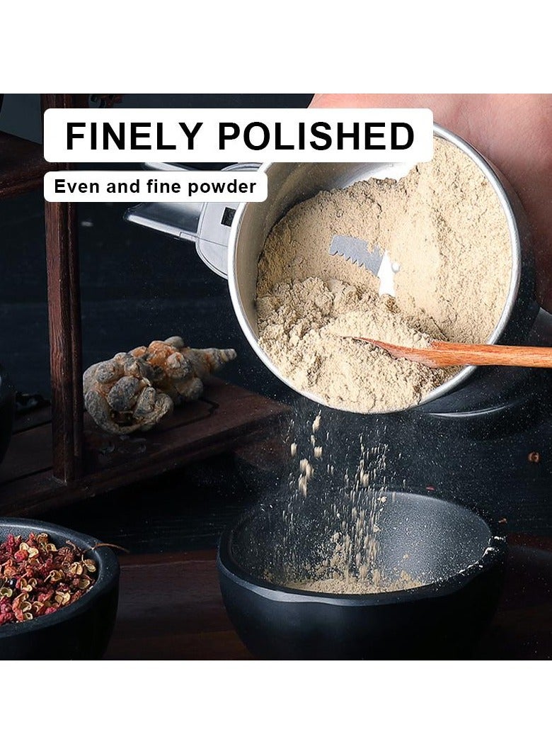 400W Electric Grinder Mill for Grains, Spices, Coffee Beans, and Dry Food - High-Powered Flour Powder Crusher for Home and Medicine Use - 220V  - Image 3