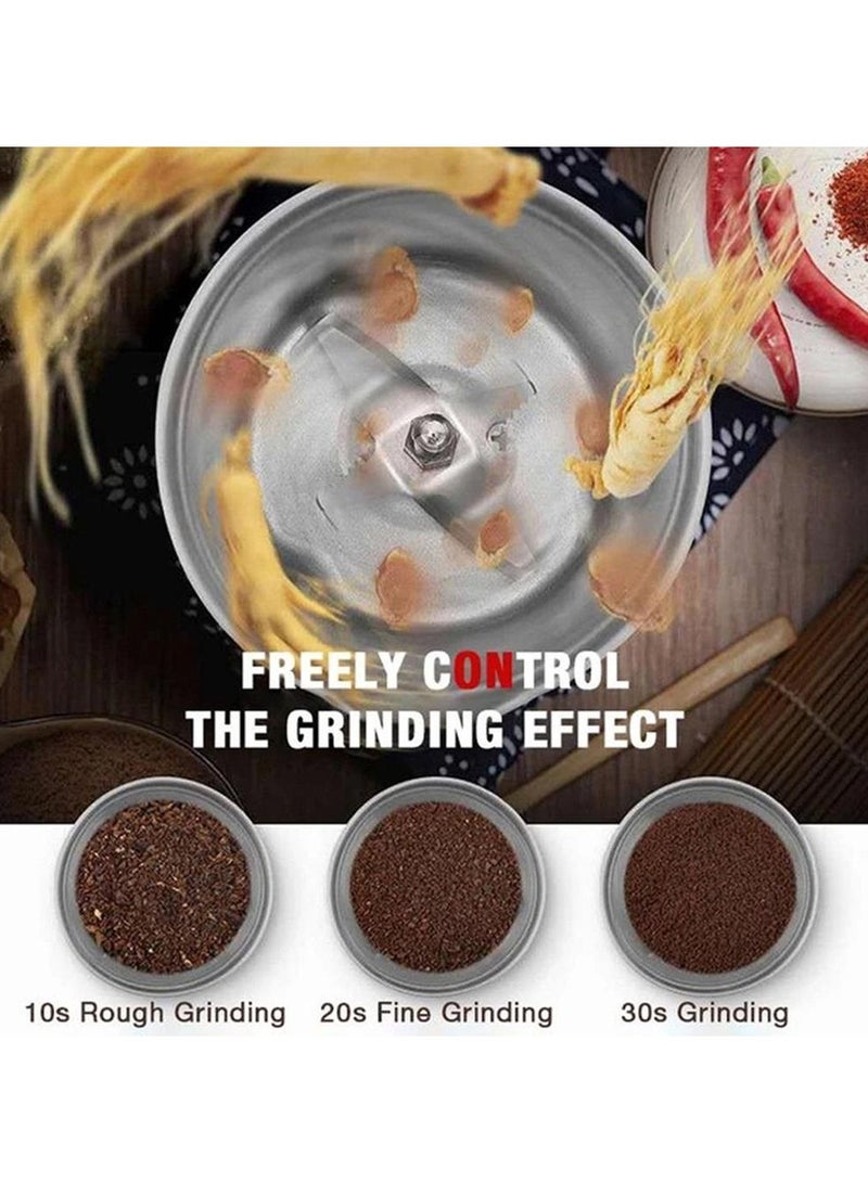 400W Electric Grinder Mill for Grains, Spices, Coffee Beans, and Dry Food - High-Powered Flour Powder Crusher for Home and Medicine Use - 220V  - Image 4
