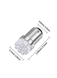 SYOSI Marine LED Replacement Bulb, Boat Navigation Lights BA15D LED Bulb for Boat Lights Bow Stern Marine LED Replacement Boat Accessories Also suitable for motorcycle turn signals (12V 10 Pieces)  - Image 3