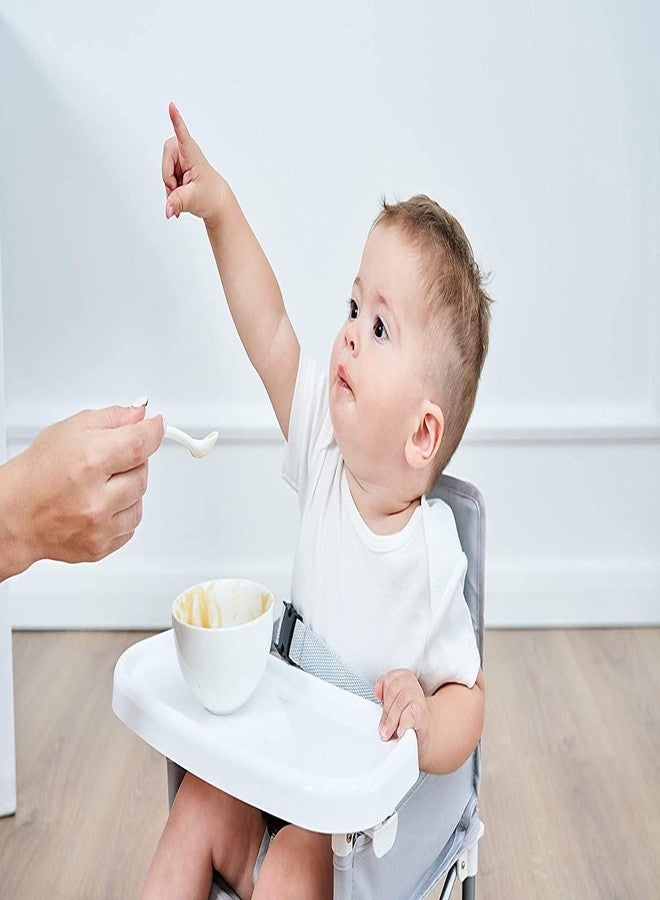 Olpad كرسي طعام للأطفال قابل للطي من أولباد مع صينية، مقعد أرضي لتناول الطعام، للاستخدام الداخلي والخارجي، مثالي للتخييم والشاطئ والحديقة، للأطفال الصغار والأطفال والأولاد والبنات (عبوة من قطعة واحدة) - Image 3