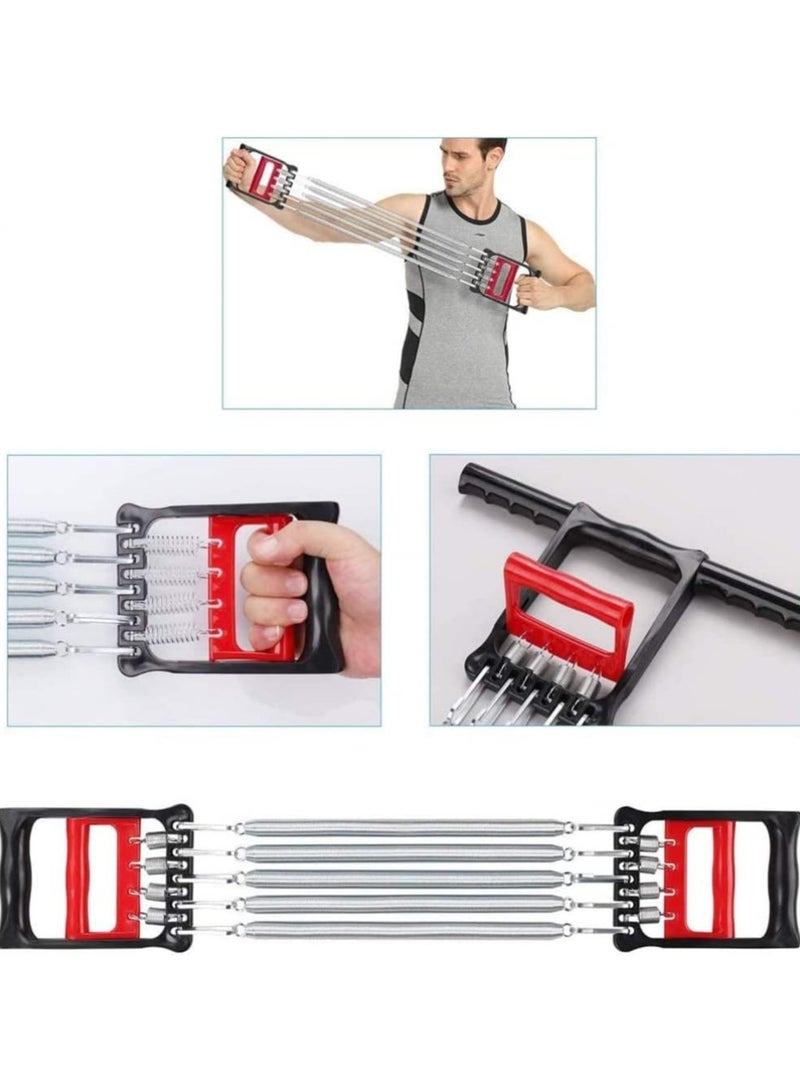 Generic Chest Expander Pull Stretcher Three Purpose Spring Chest Expander Ideal Home Fitness Equipment For Strengthening Chest Arms And Shoulders  - Image 3