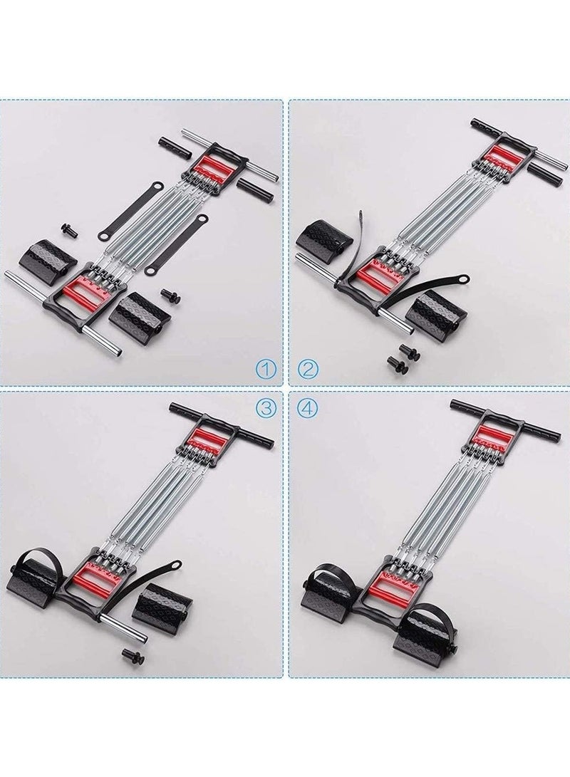 Generic Chest Expander Pull Stretcher Three Purpose Spring Chest Expander Ideal Home Fitness Equipment For Strengthening Chest Arms And Shoulders  - Image 5