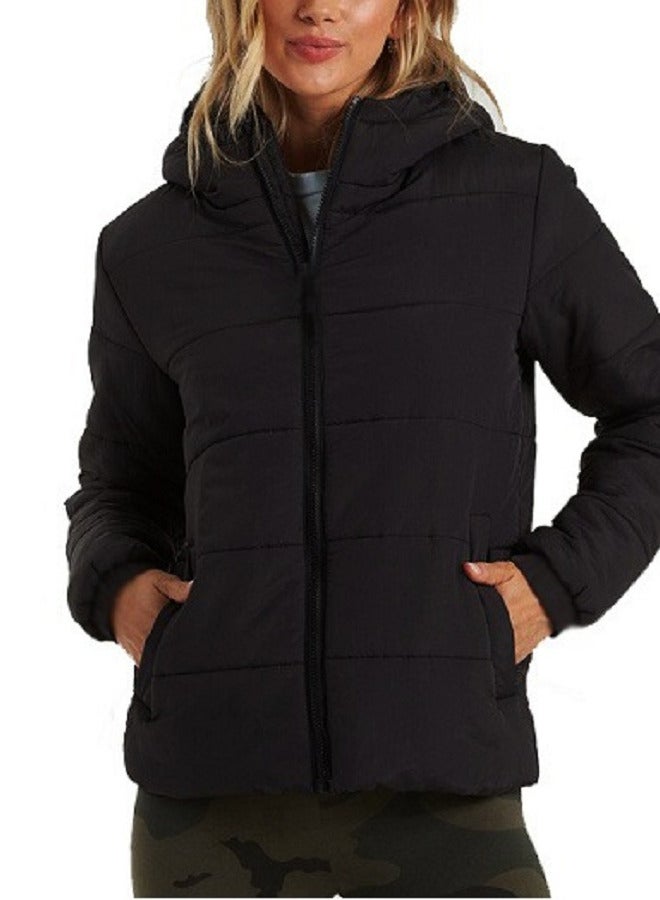 general Winter Puffer Zipped Jacket With Removable Hood - Image 1
