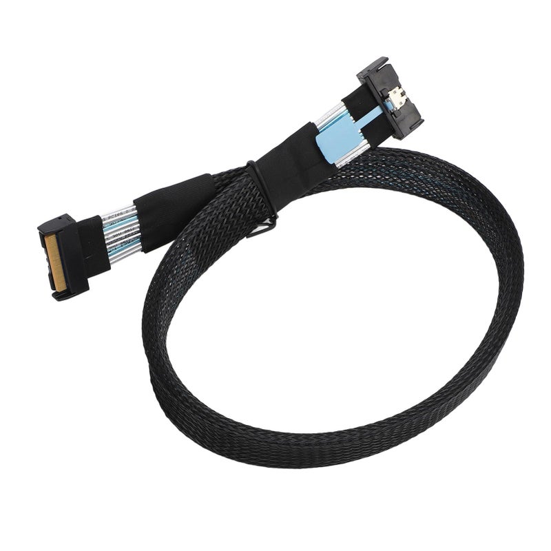 كابل MCIO 8i إلى MCIO 8i PCIE5 32 GTs 8 قنوات 74 دبوس SAS 19.7 بوصة لمركز البيانات بطاقة واجهة شبكة عالية السرعة مصفوفة RAID - Image 2
