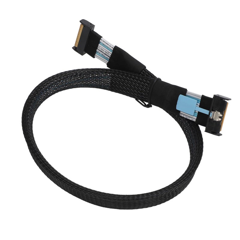 كابل MCIO 8i إلى MCIO 8i PCIE5 32 GTs 8 قنوات 74 دبوس SAS 19.7 بوصة لمركز البيانات بطاقة واجهة شبكة عالية السرعة مصفوفة RAID - Image 4